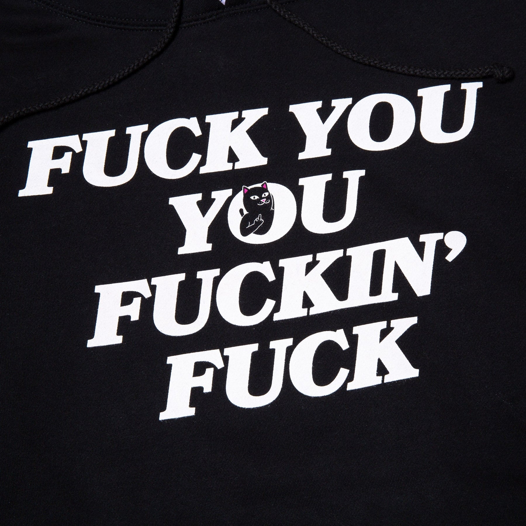 RIPNDIP FUCKING FUCK HOODIE (BLACK)