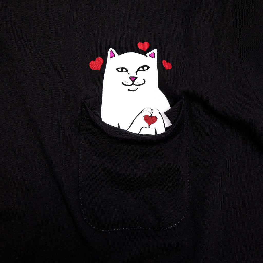 RIPNDIP Lord Nermal Loves Pocket Tee (Black)